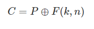 P XOR F