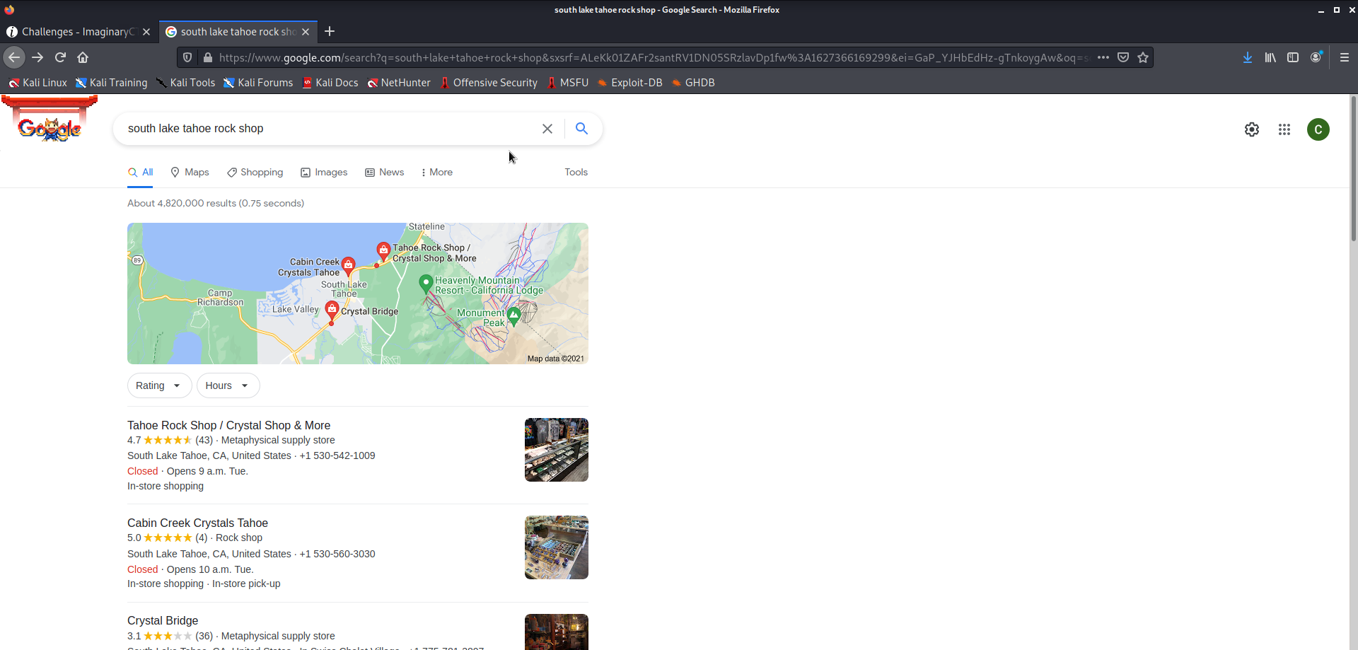 Location of Weed