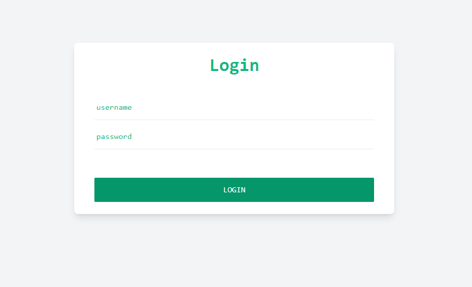 Login Page