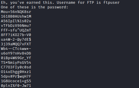 Strings output