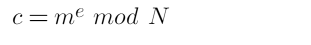RSA equation